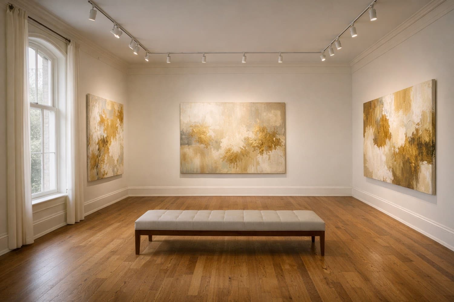 The gallery room at Aureum House
